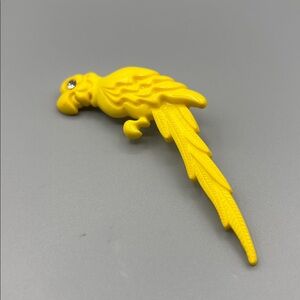 Vintage West Germany Yellow Parrot Brooch JP301
